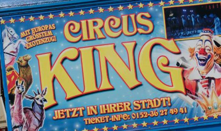 Circus King Schriftzug auf Zirkuswagen Tittmoning