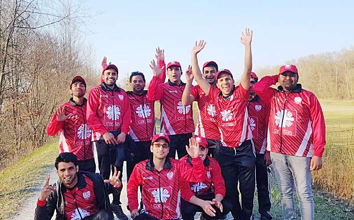 Cricket-Team, TSV Tittmoning; Mannschaft; Sport;