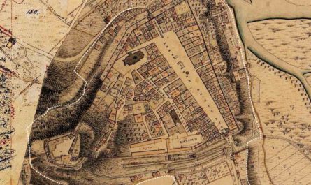 Historischer Stadtplan als Vorlage für das kommunale Denkmalkonzept in Tittmoning