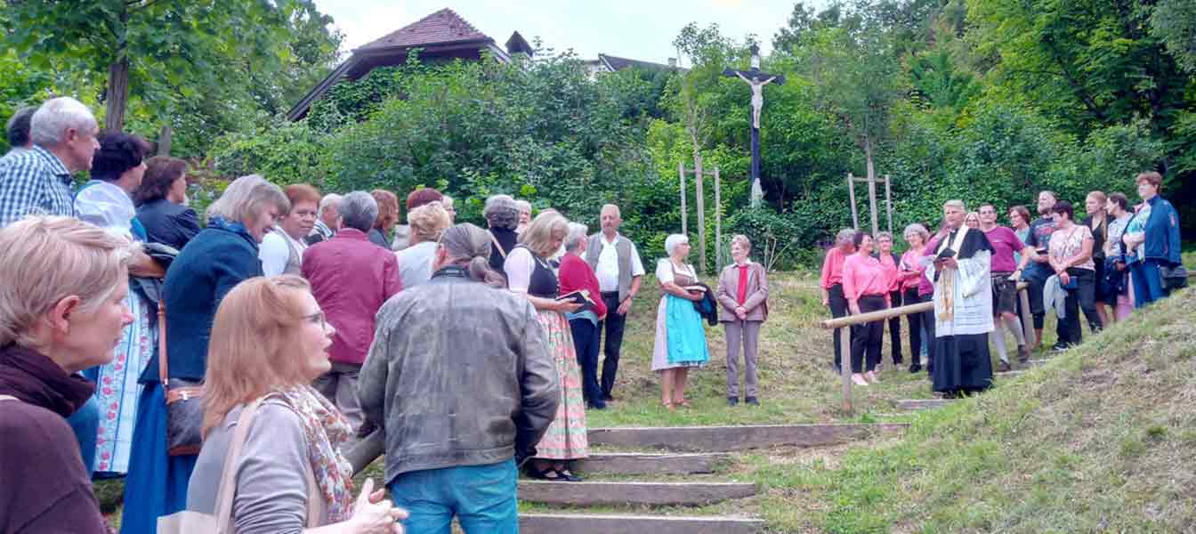 Der Verein für Gartenbau und Landespflege e. V. Tittmoning/Kirchheim bei einer Exkursion