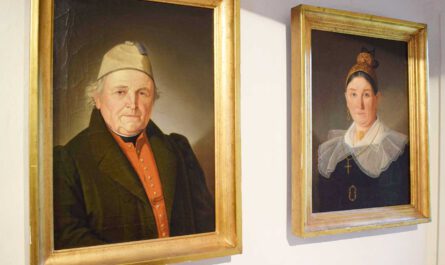 Burgschwaiger Porträt auf der Ausstellung