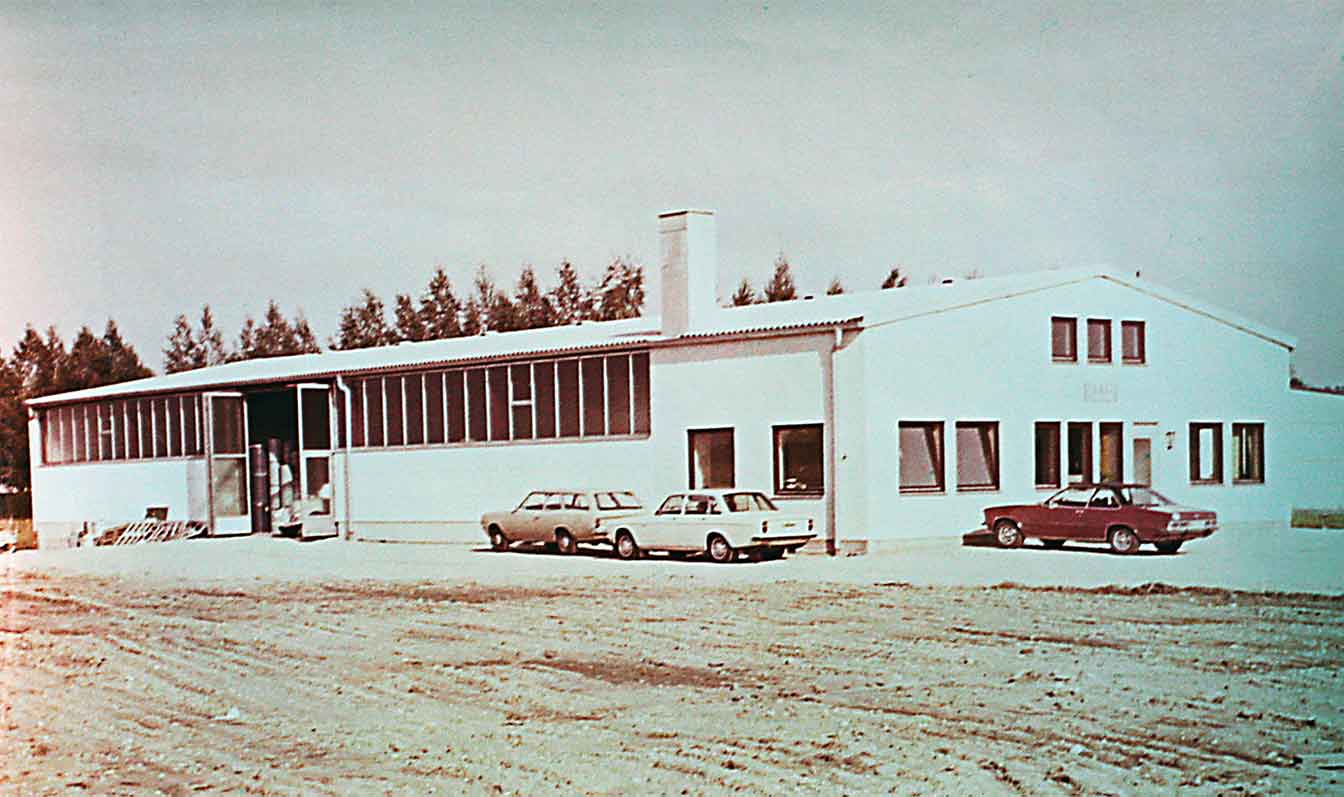 Das erste Produktionsgebäude von OTTO-CHEMIE 1973