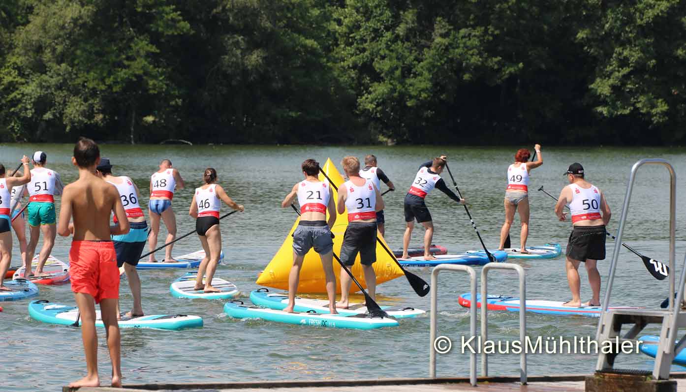 SUP Moorsee race am Leitgeringer See in Tittmoning