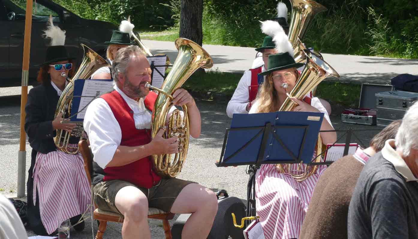 Stadtkapelle beim Platzkonzert in Kirchheim