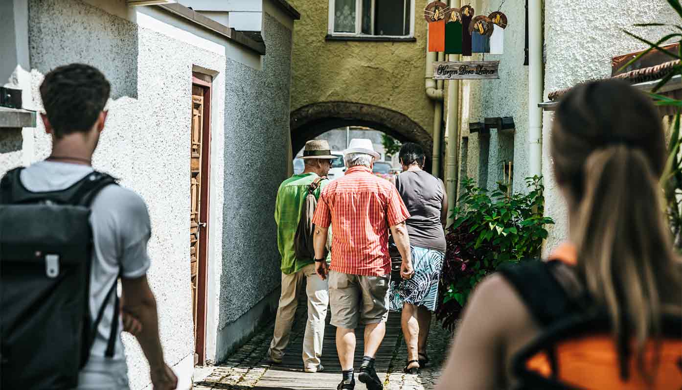 Stadtspaziergang in der Altstadt Tittmonings