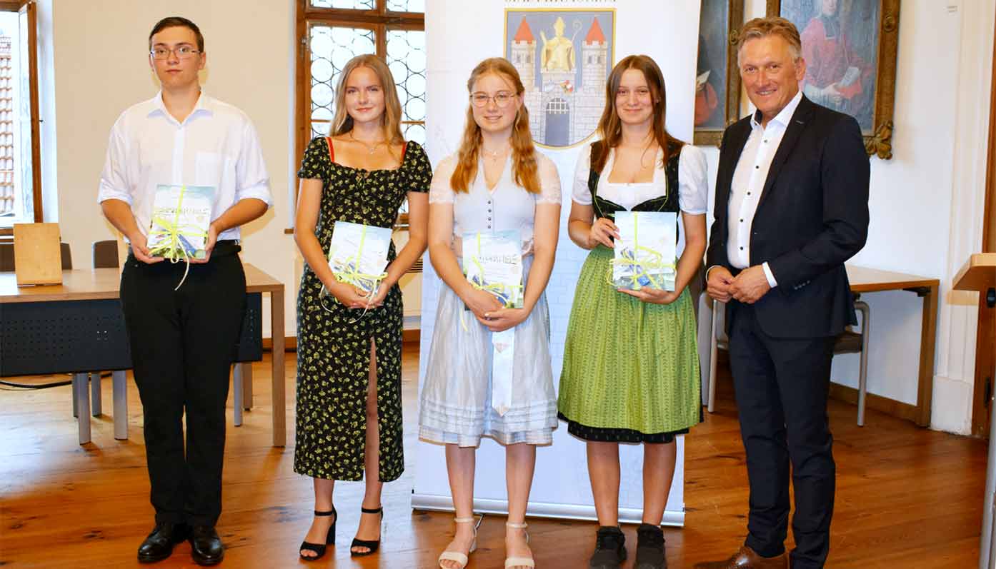 Schülerehrung im Rathaus