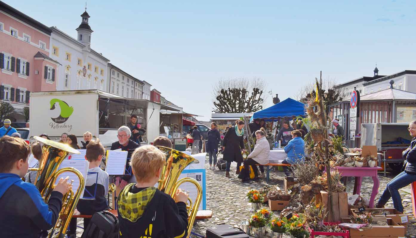 Bauernmarkt Bläserklasse