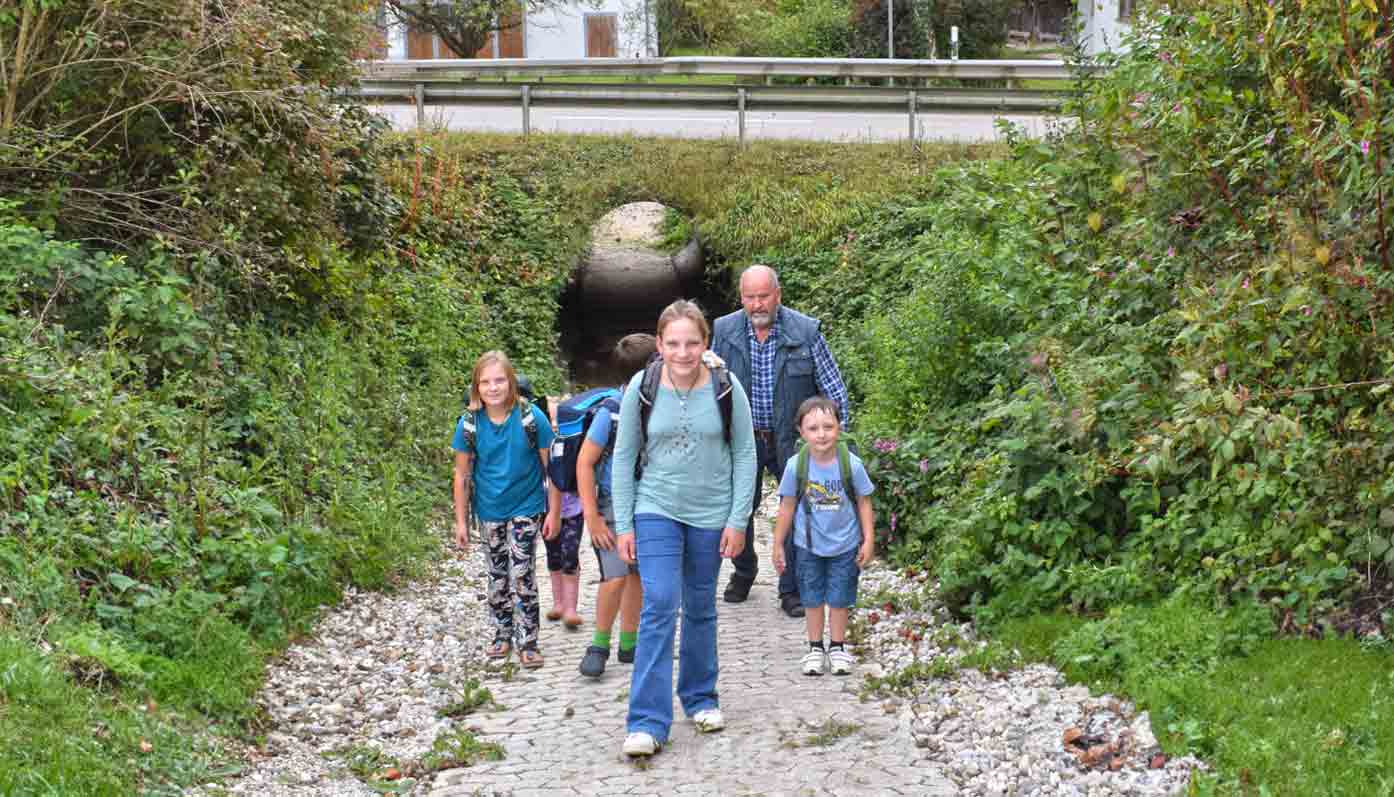 Fußgänger Unterführung in Ramsdorf