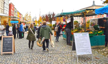 Bauernmarkt am Stadtplatz Tittmoning im Herbst 24