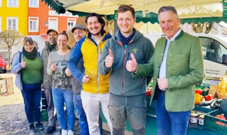 Bauernmarkt gestartet in 2025 am Stadtplatz