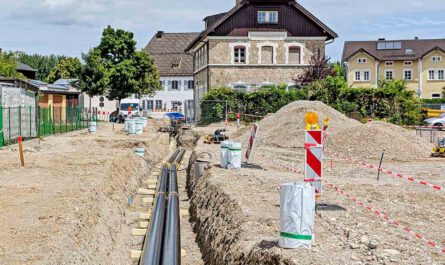 Erschließung am Alten Bahnhof im Zeitplan