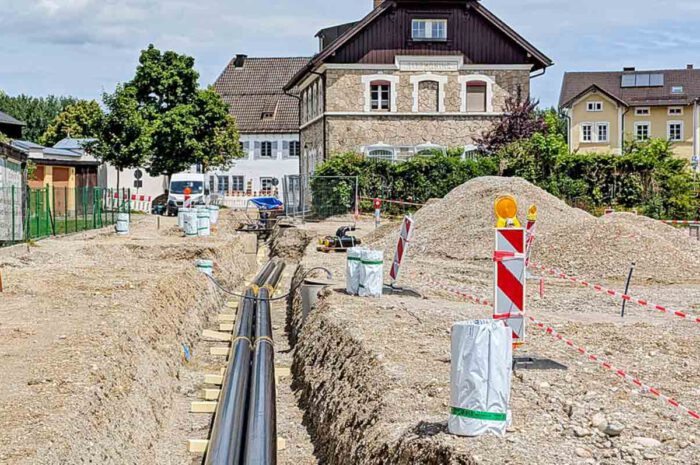 Erschließung am Alten Bahnhof im Zeitplan